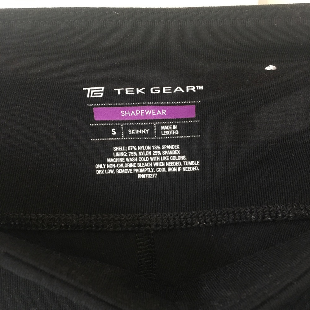Tek Gear Superstretch black fitness pants
